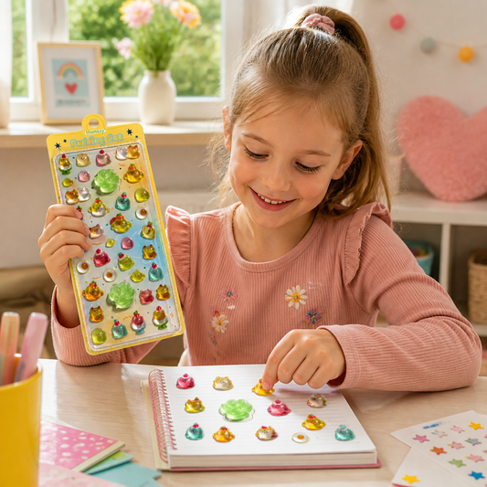 3D-Pfoten-Sticker – Niedliche weiche Puffy-Sticker für Kinder