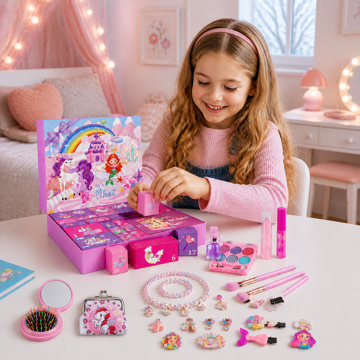 Einhorn- & Prinzessinnen-Überraschungs-Adventskalender für Mädchen