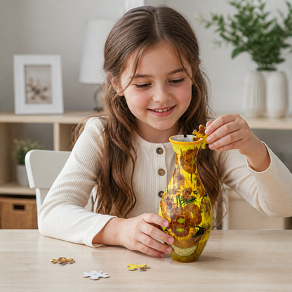 DIY-3D-Puzzle-Blumenvase