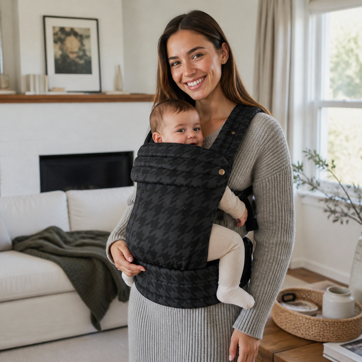 Ergonomische Babytrage – Atmungsaktiv & verstellbar