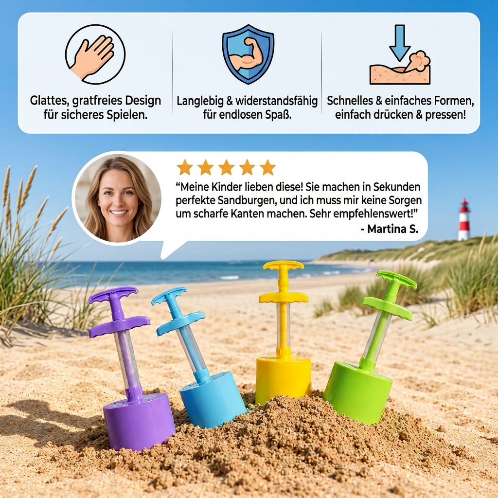 Honeycomb Sand Castle Maker – Sandform für Kinder