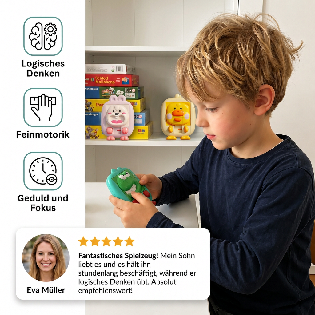 Lernspiel „Tier-Schiebepuzzle“