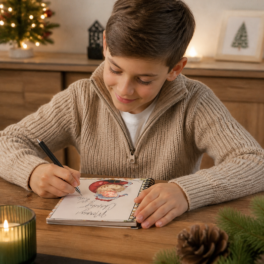 DIY-Weihnachts-Geschenkkartenbuch – Spiralgebundener Geschenk-Organizer für die Feiertage