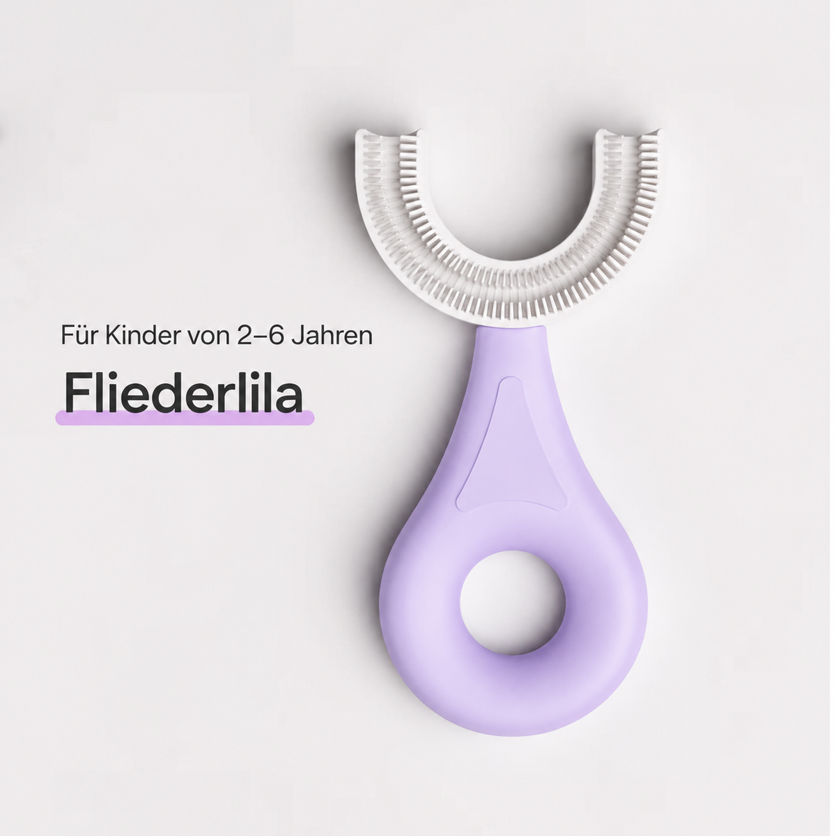 U-förmige Zahnbürste für Kinder