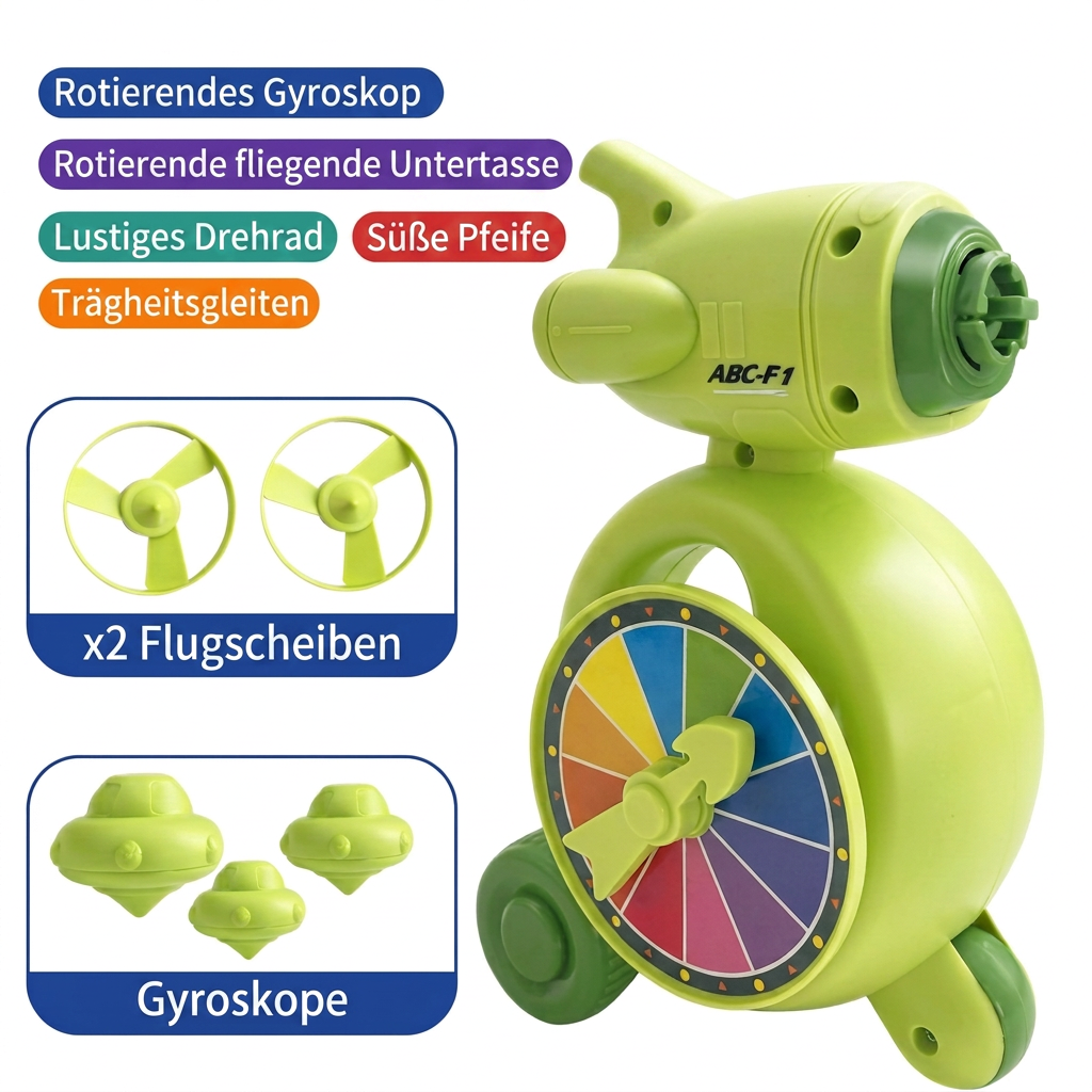5-in-1 Gyro-Lernspielzeug – Dreh-, Balance- & Stapelspiel für Kinder