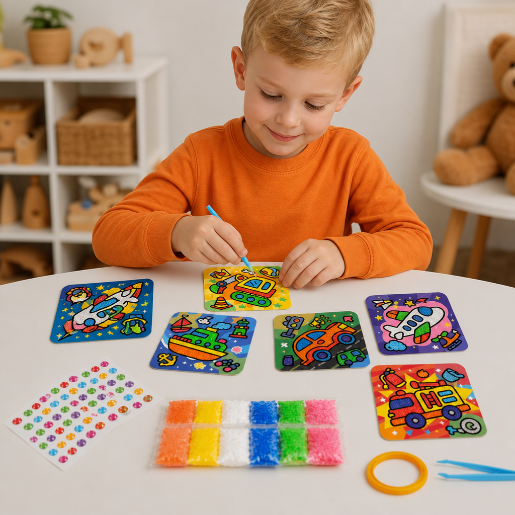 DIY-Knet-Sticker-Bastelset für Kinder