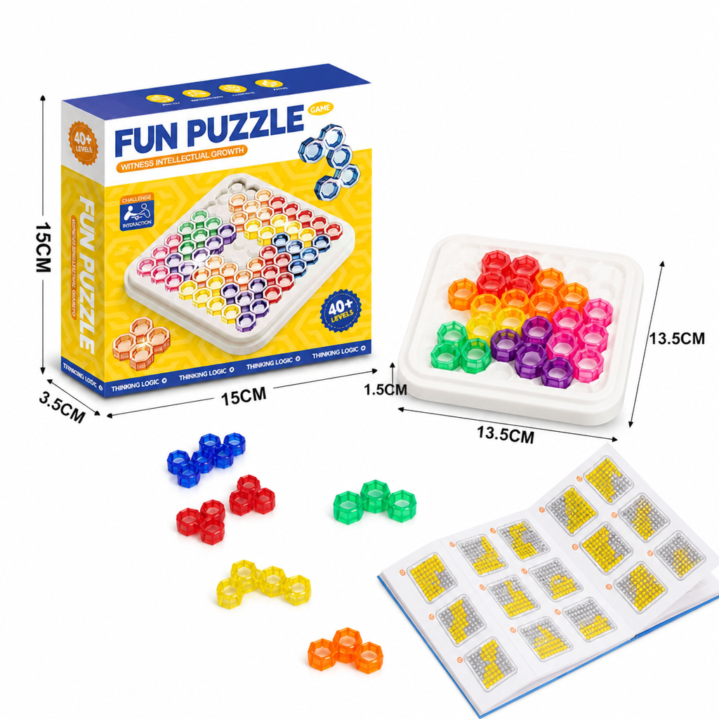 Regenbogen-Perlen-Puzzlebrett – Logik- & Problemlösungsspiel