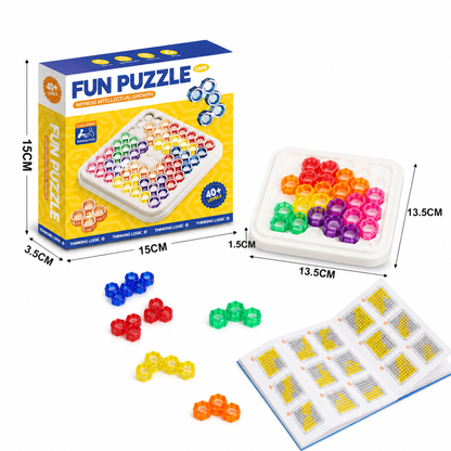 Regenbogen-Perlen-Puzzlebrett – Logik- & Problemlösungsspiel