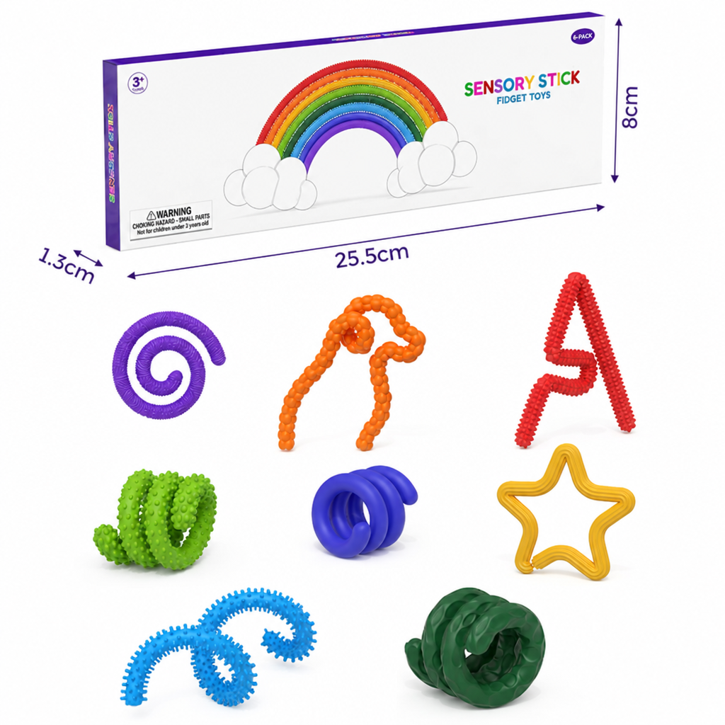Sensorische Fidget-Sticks – Beruhigende Drehspielzeuge zum Stressabbau