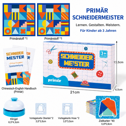 Tailor Master Formen-Zuordnungsspiel aus Holz