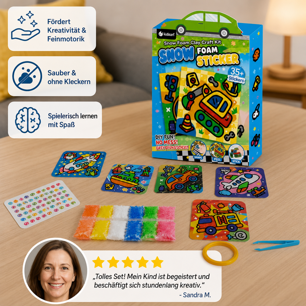 DIY-Knet-Sticker-Bastelset für Kinder