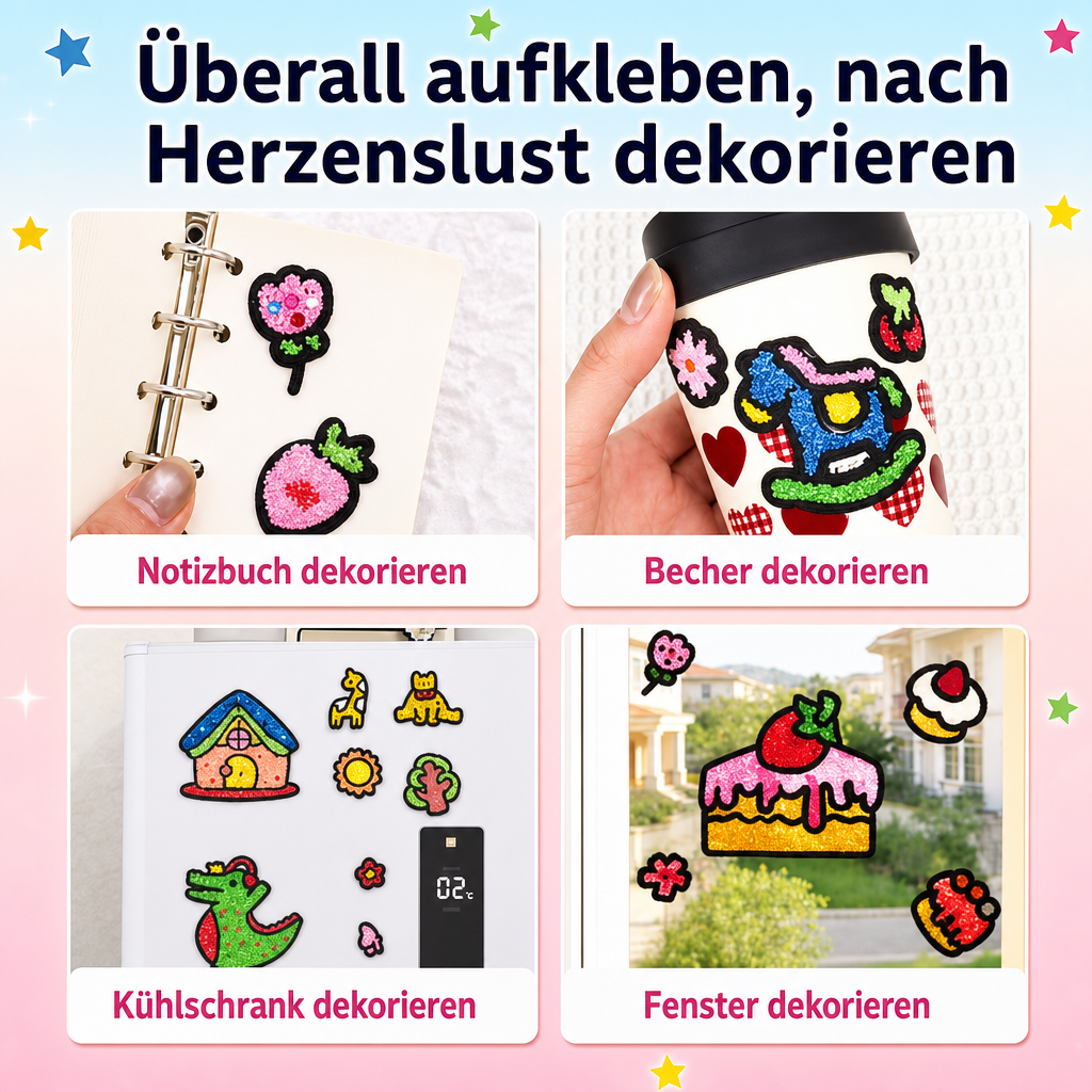 DIY-Knet-Sticker-Bastelset für Kinder