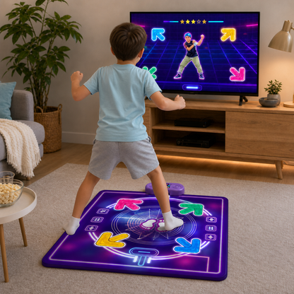 Interaktive musikalische Tanzmatte mit LED-Lichtern für Kinder
