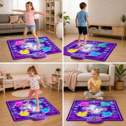 Interaktive musikalische Tanzmatte mit LED-Lichtern für Kinder