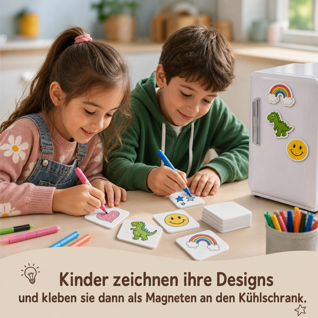 Klare magnetische Acryl-Fotorahmen mit selbstklebender Rückseite