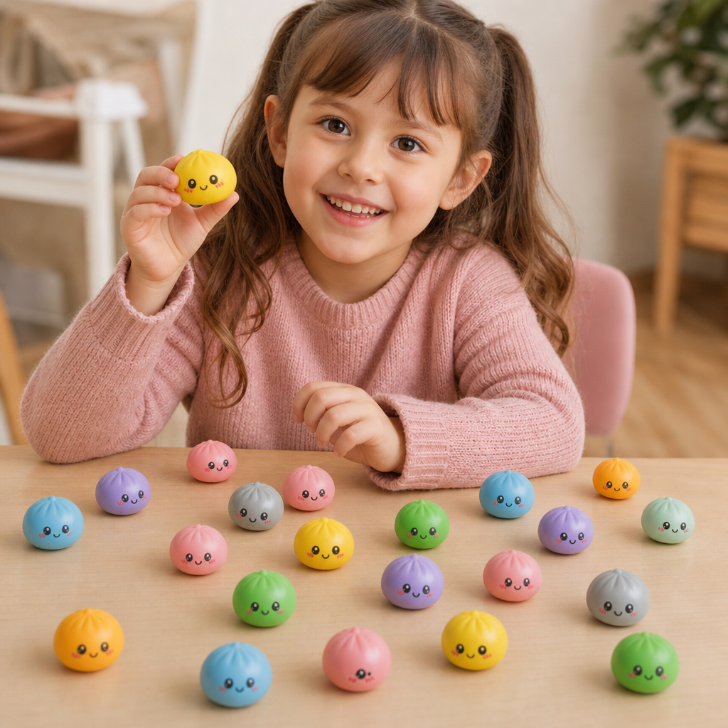 Dumpling-Squishy-Adventskalender mit geheimnisvollen Fidget-Überraschungen