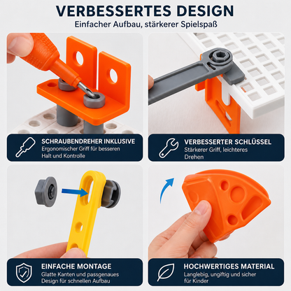 Flexibles MINT-Schrauben- & Muttern-Bausteinset