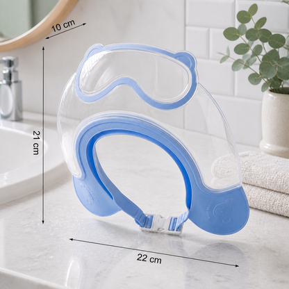 Verstellbarer Baby-Wasser- & Shampoo-Schutzschirm mit 360° Augen- & Ohrenschutz