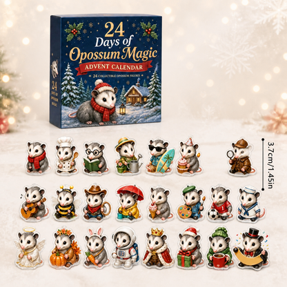 24-Tage-Adventskalender voller Opossum-Magie