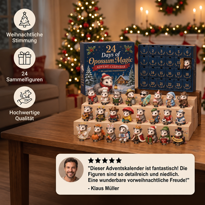 24-Tage-Adventskalender voller Opossum-Magie