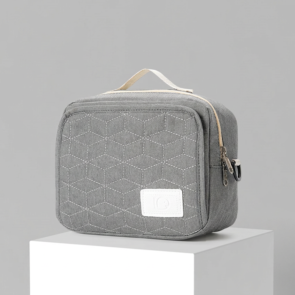 3-in-1 Kinderwagen-Organizer – Wasserdichte Wickeltasche mit isolierten Fächern