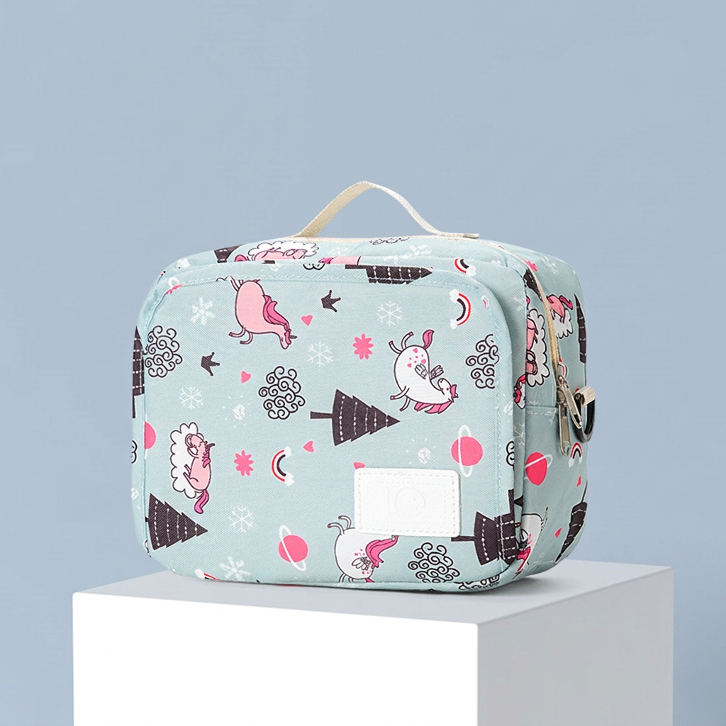 3-in-1 Kinderwagen-Organizer – Wasserdichte Wickeltasche mit isolierten Fächern