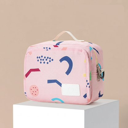 3-in-1 Kinderwagen-Organizer – Wasserdichte Wickeltasche mit isolierten Fächern