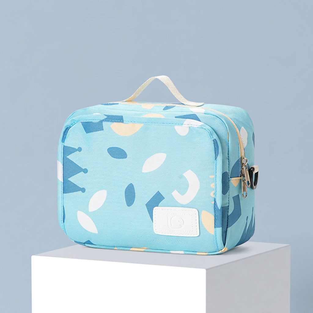 3-in-1 Kinderwagen-Organizer – Wasserdichte Wickeltasche mit isolierten Fächern