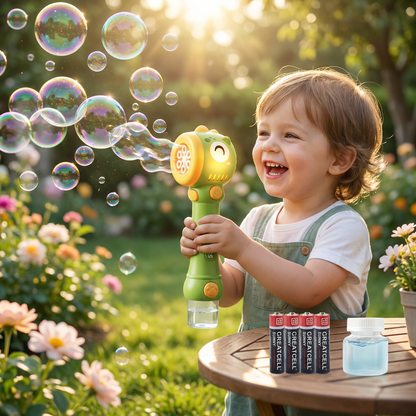 Leuchtender Seifenblasen-Stab für Kinder – Automatischer Bubble Maker