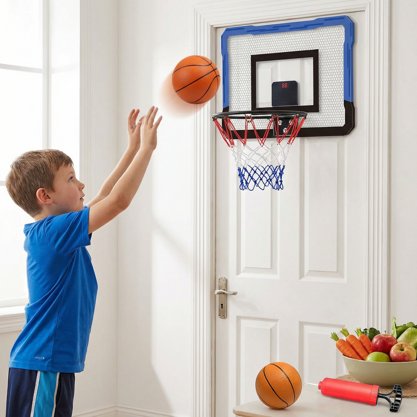 Mini Basketballkorb für Kinder – Wand- & Türkorb Set für Zuhause