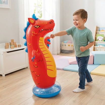 Aufblasbarer Kinder-Boxsack im Tierdesign mit befüllbarer Wasserbasis