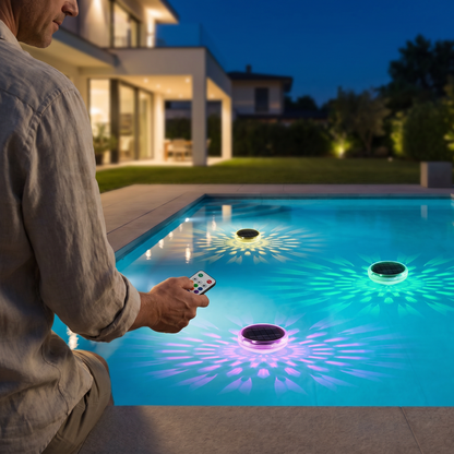 Schwimmendes Solar Led Licht mit Fernbedienung