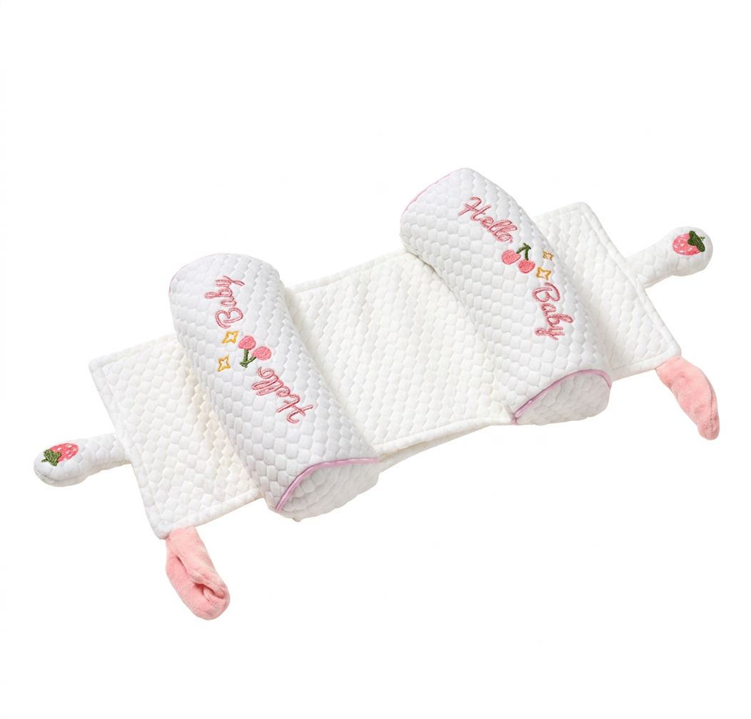 Verstellbares Babykopfkissen mit Hirsefüllung