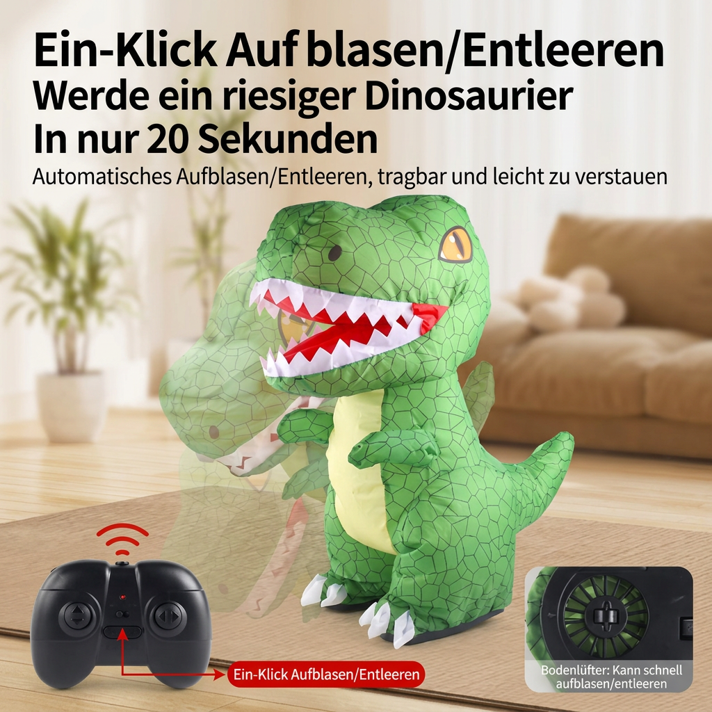 Ferngesteuertes aufblasbares T-Rex-Dinosaurier-Spielzeug
