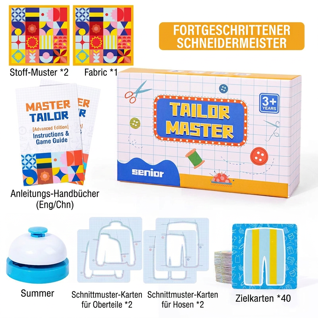 Tailor Master Formen-Zuordnungsspiel aus Holz