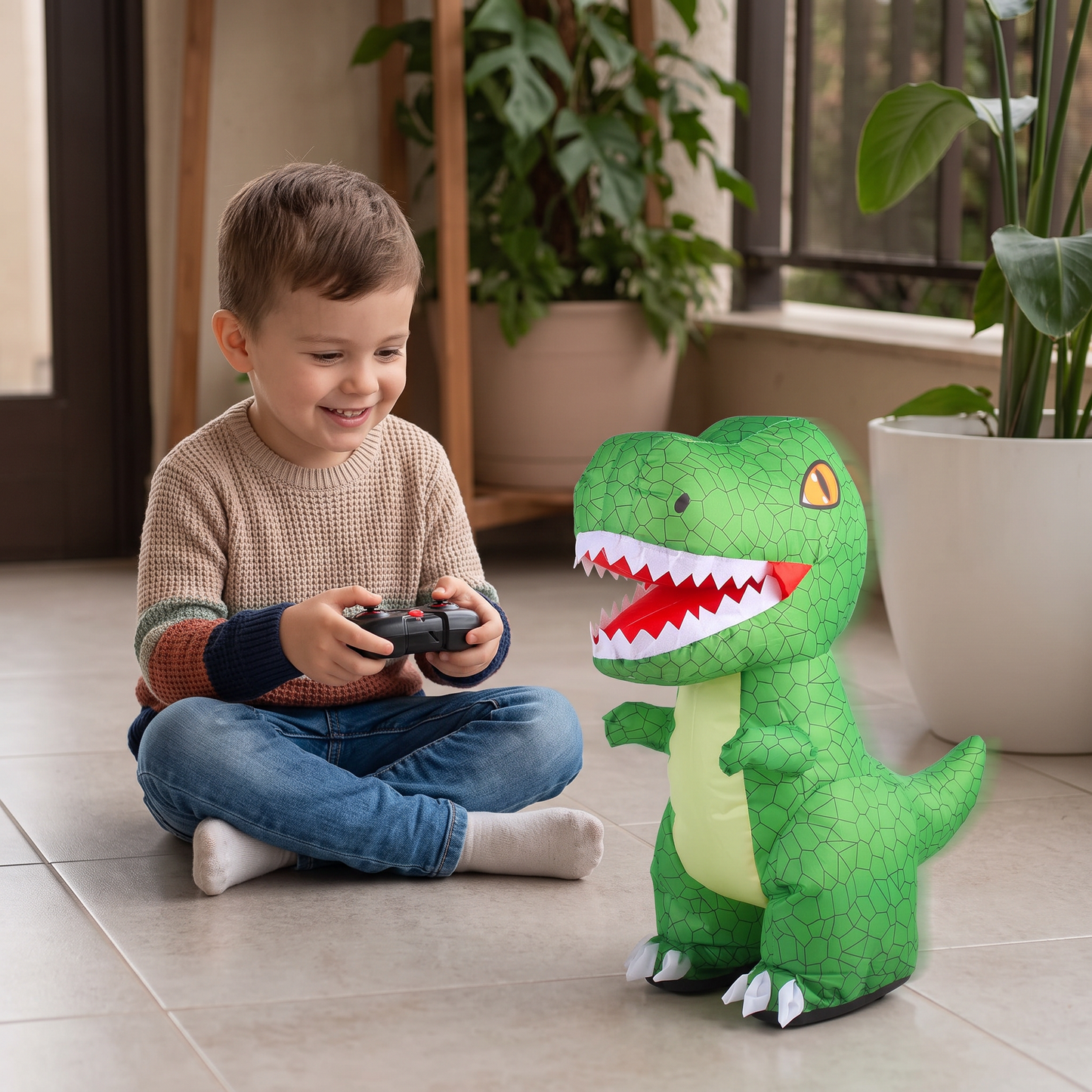Ferngesteuertes aufblasbares T-Rex-Dinosaurier-Spielzeug