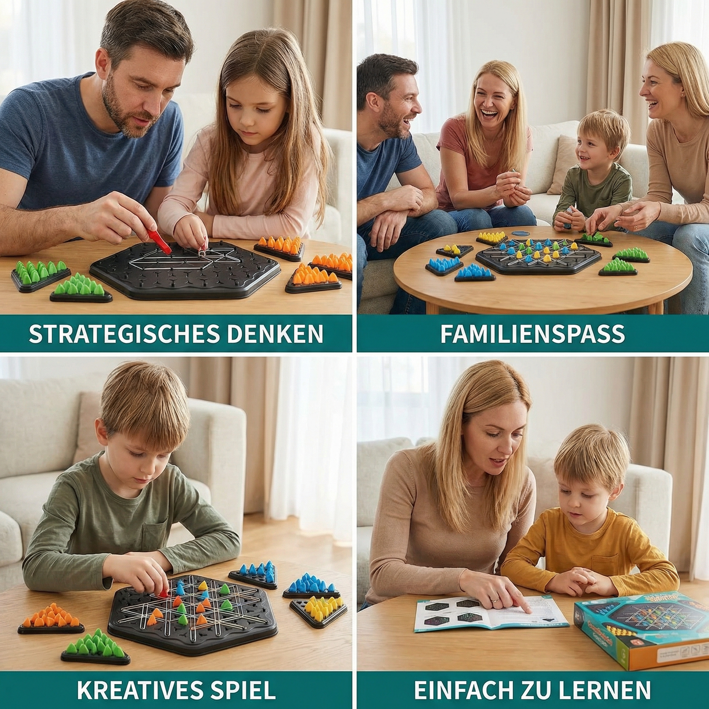 Gummi Band Dreieck Schach Familien Spiel