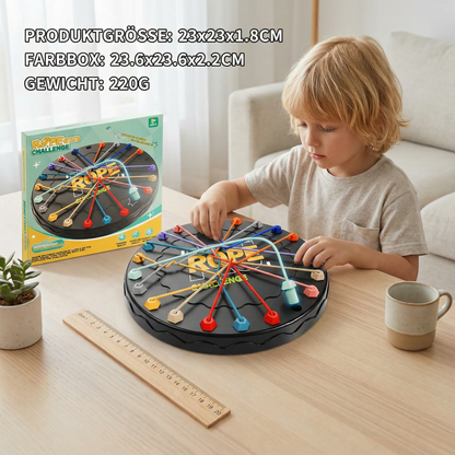 Knoten- & Seil-Logikspiel – Denk- & Strategiespiel für Kinder