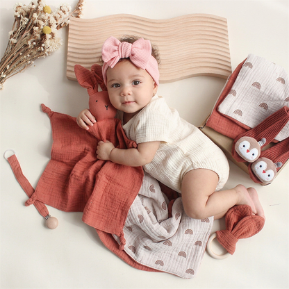 6-Teiliges Neugeborenen Geschenkbox Set  – Baby Erstausstattung
