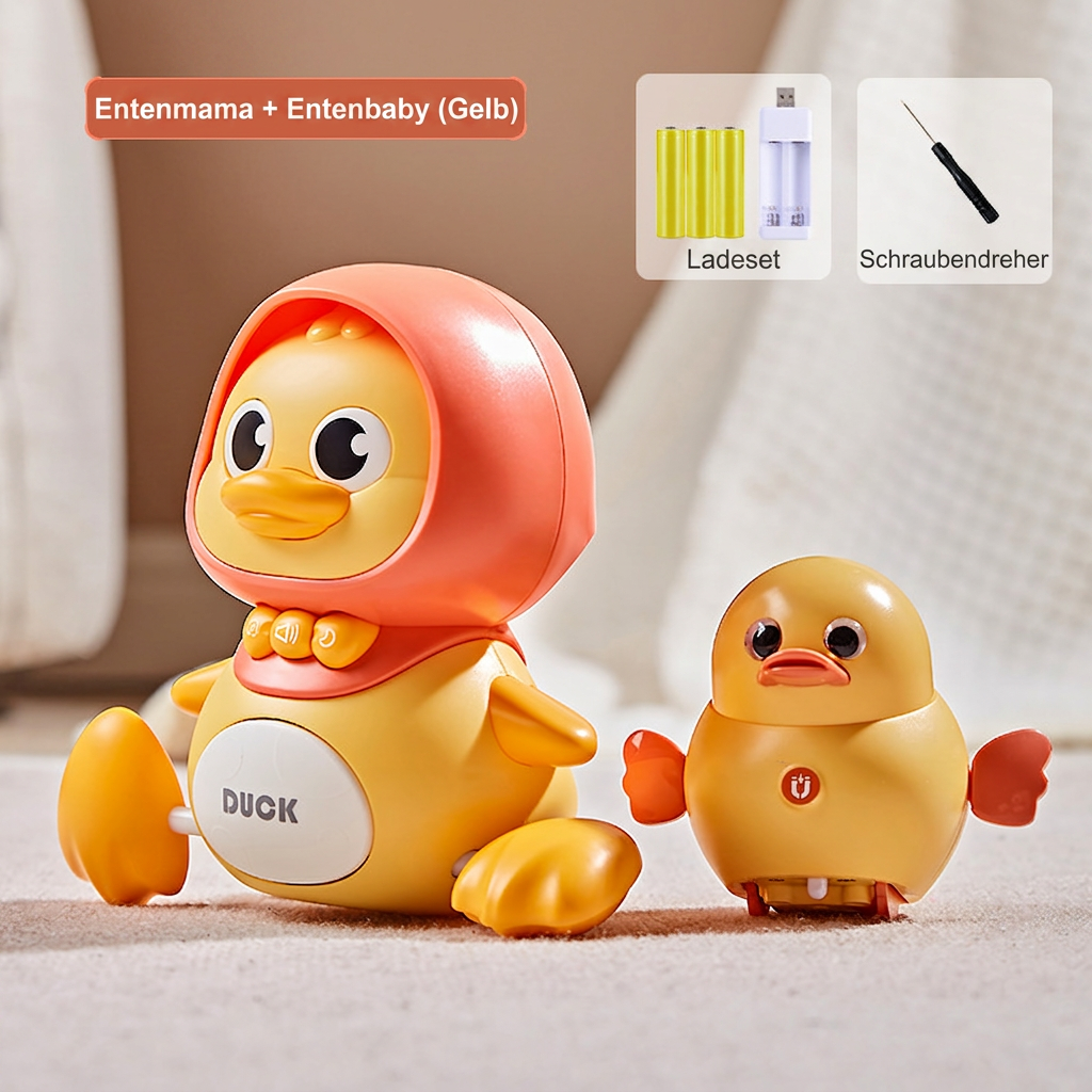Entefamilie Krabbel- und Lernspielzeug mit Musik für Babys