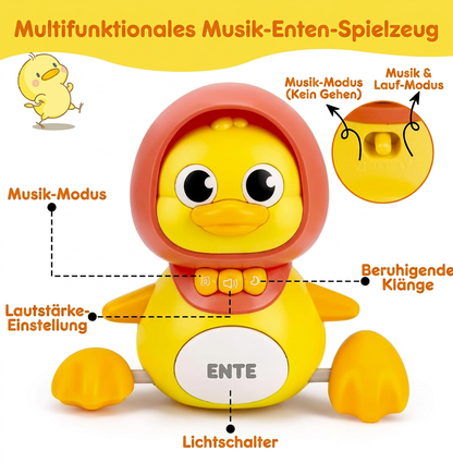 Entefamilie Krabbel- und Lernspielzeug mit Musik für Babys