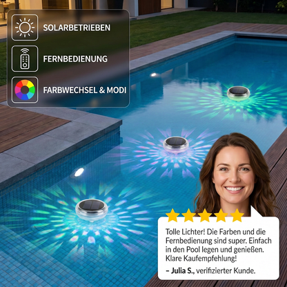 Schwimmendes Solar Led Licht mit Fernbedienung
