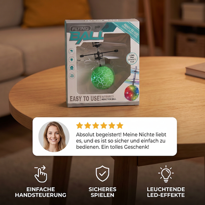 Handgesteuerter fliegender LED-Ball-Drohne für Kinder