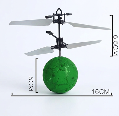 Handgesteuerter fliegender LED-Ball-Drohne für Kinder