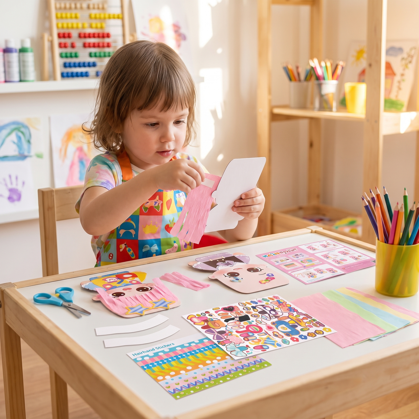 DIY-Friseur-Bastelset für Kinder
