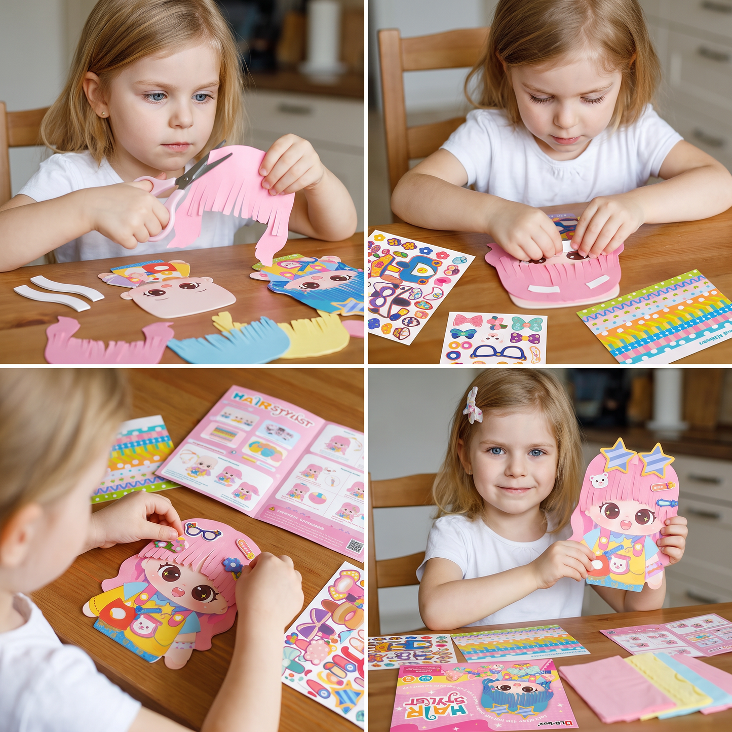 DIY-Friseur-Bastelset für Kinder