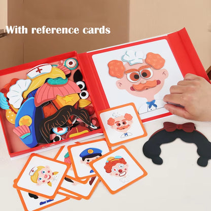 Pädagogisches Gesichtsausdruck Lern Puzzle für Kinder
