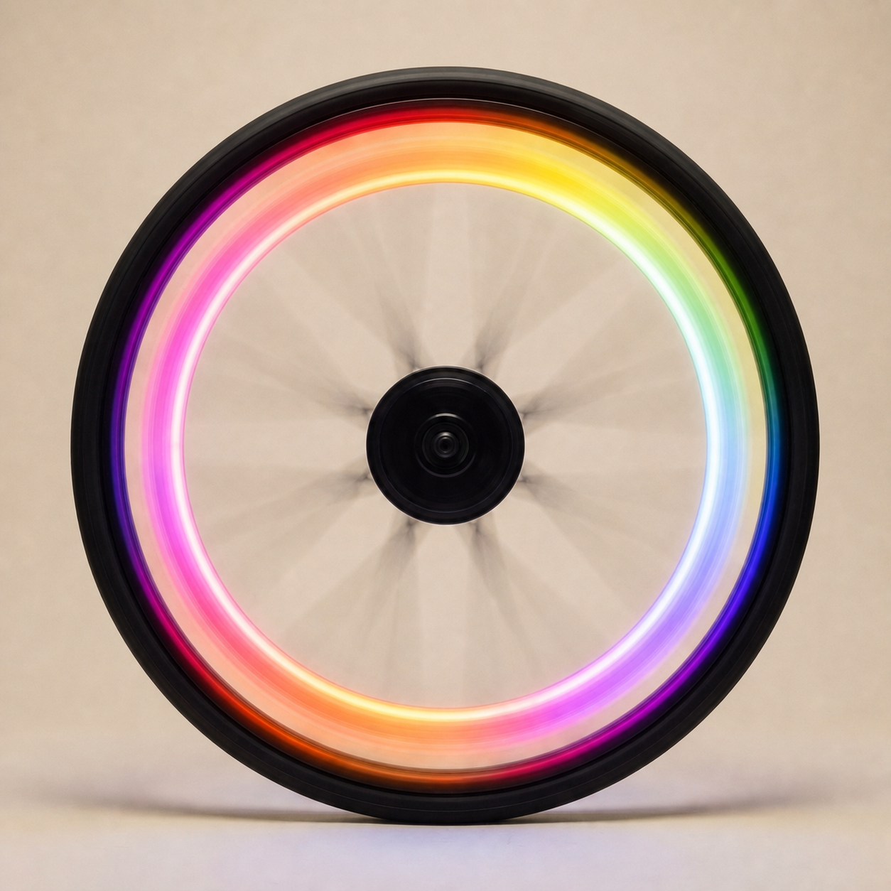 Bunte LED-Speichenlichter fürs Fahrrad