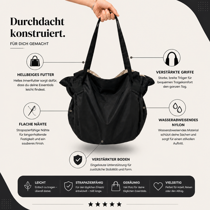 2-in-1 Faltbare Wickeltasche & Wickelunterlage – Leichte, geräumige Reisetasche für Mütter