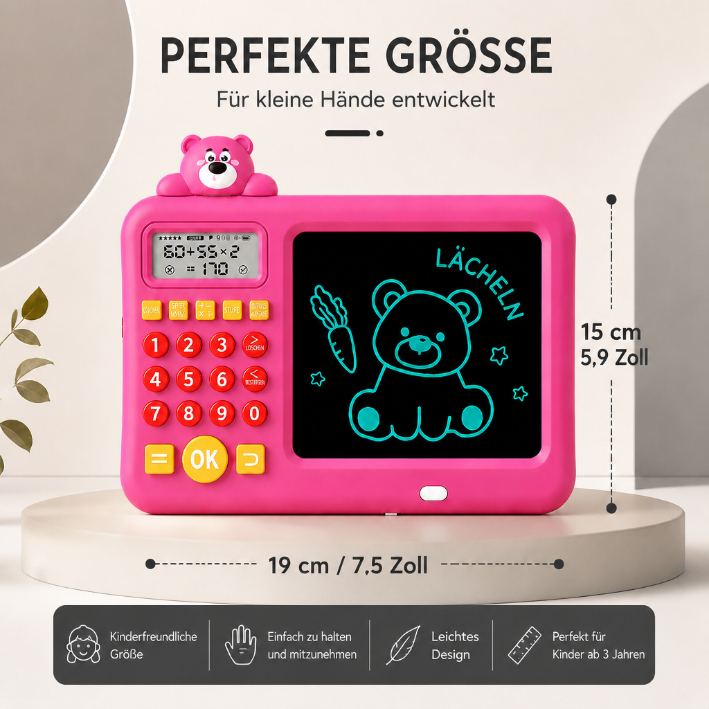 Interaktives Mathe-Zeichen- & Lösch-Lernset für Kinder